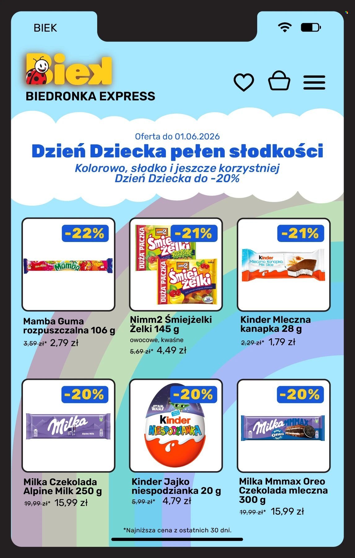 Gazetka BIEDRONKA - Kiek