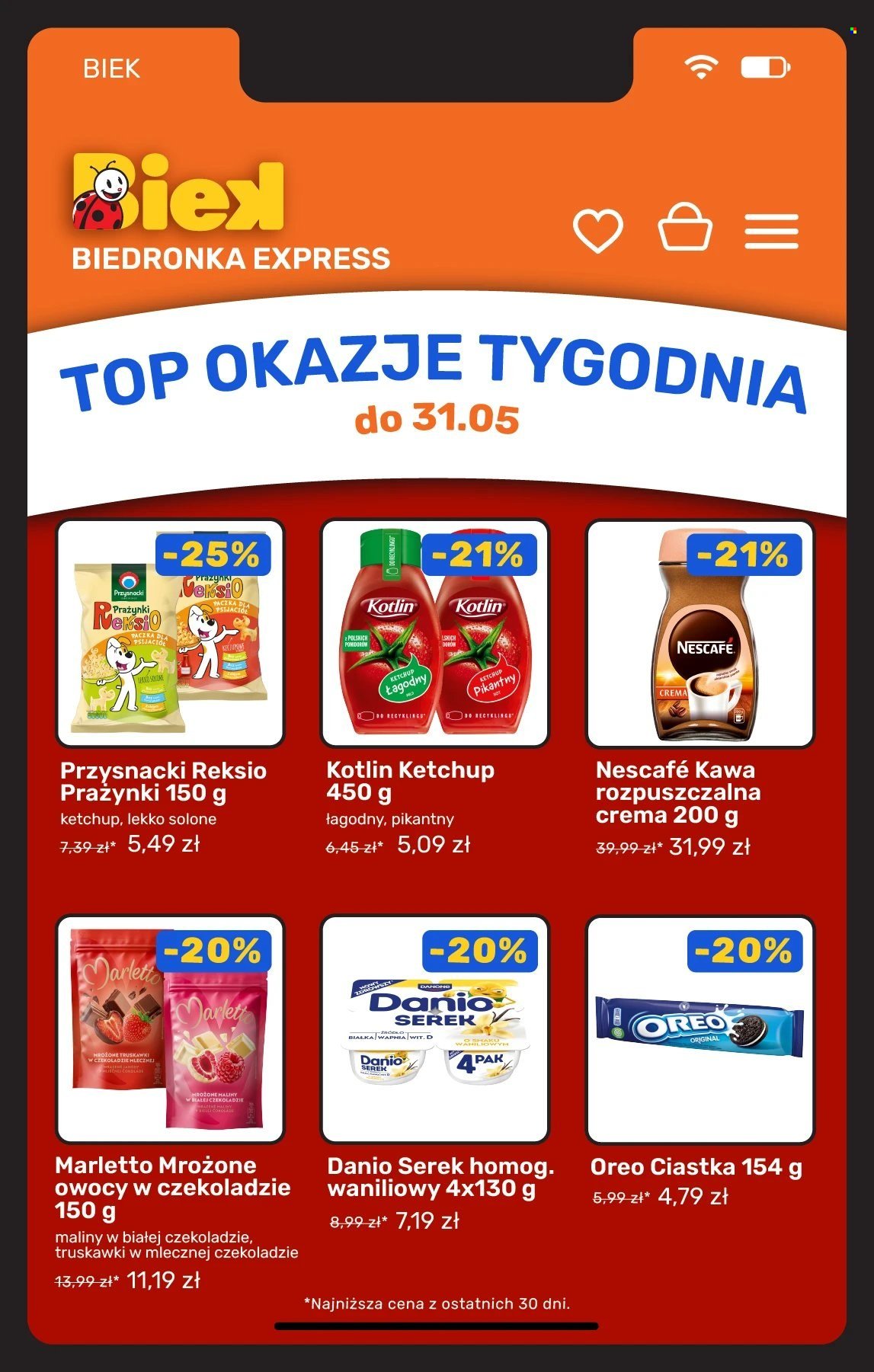 Gazetka BIEDRONKA - Kiek