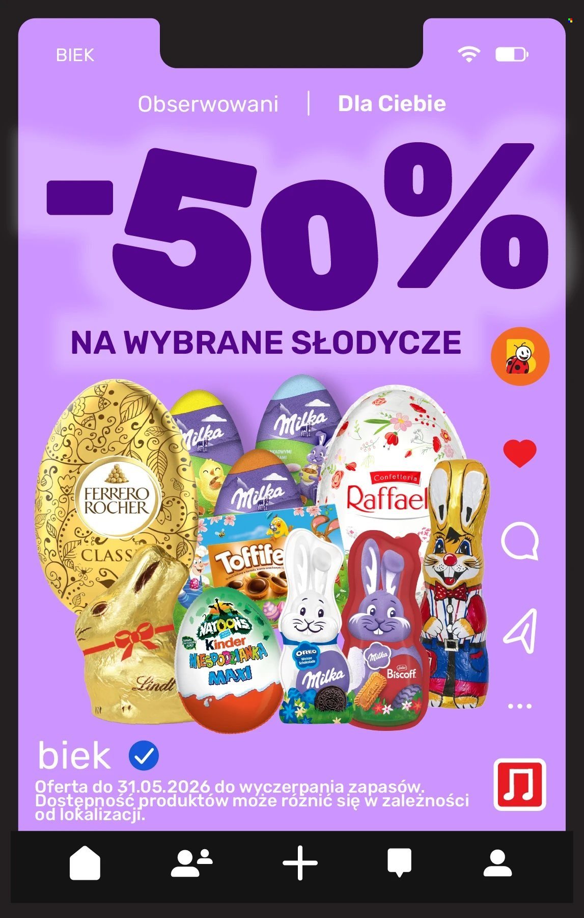 Gazetka BIEDRONKA - Kiek