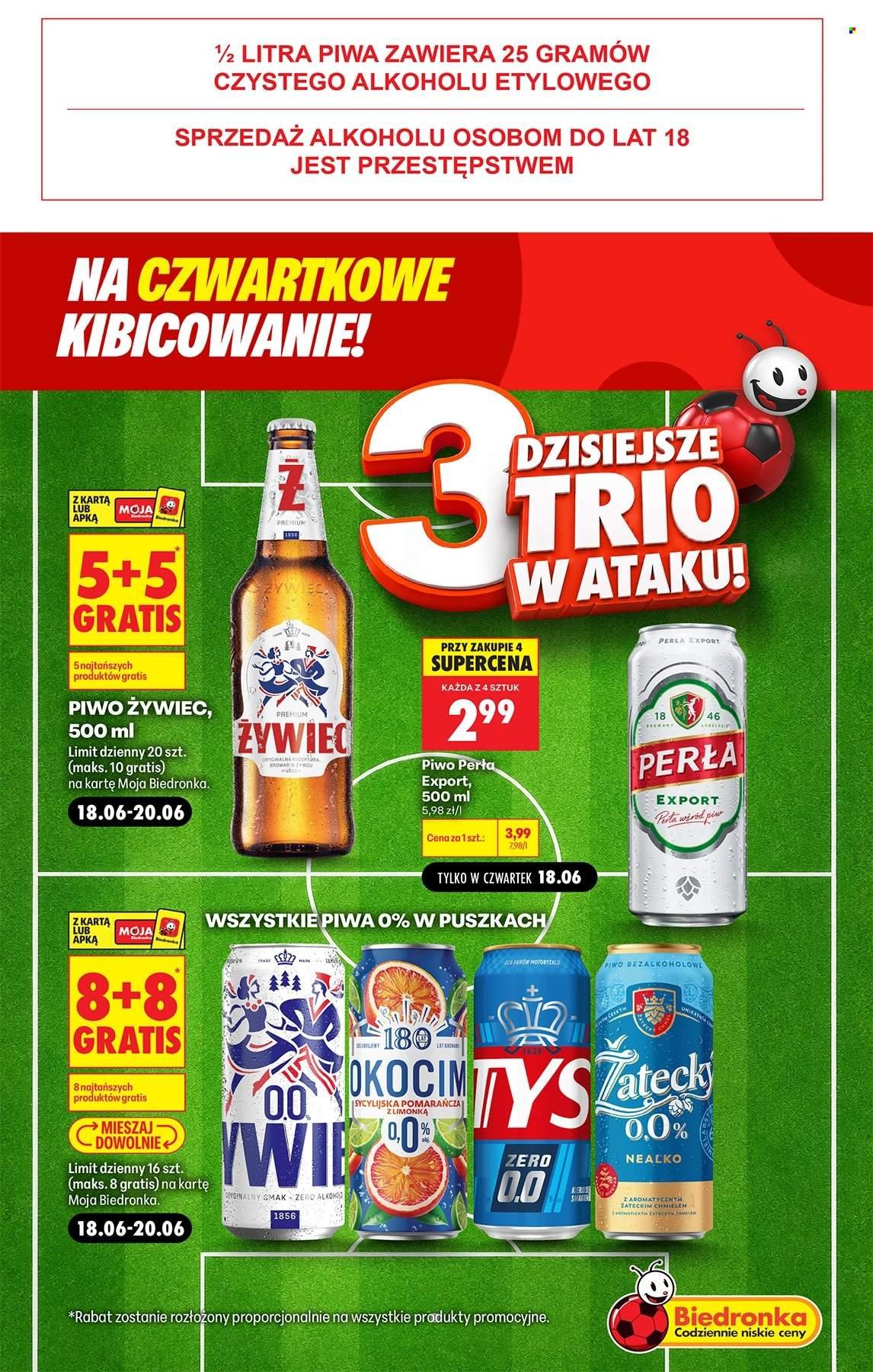 Gazetka BIEDRONKA - Na czwartkowe kibicowanie