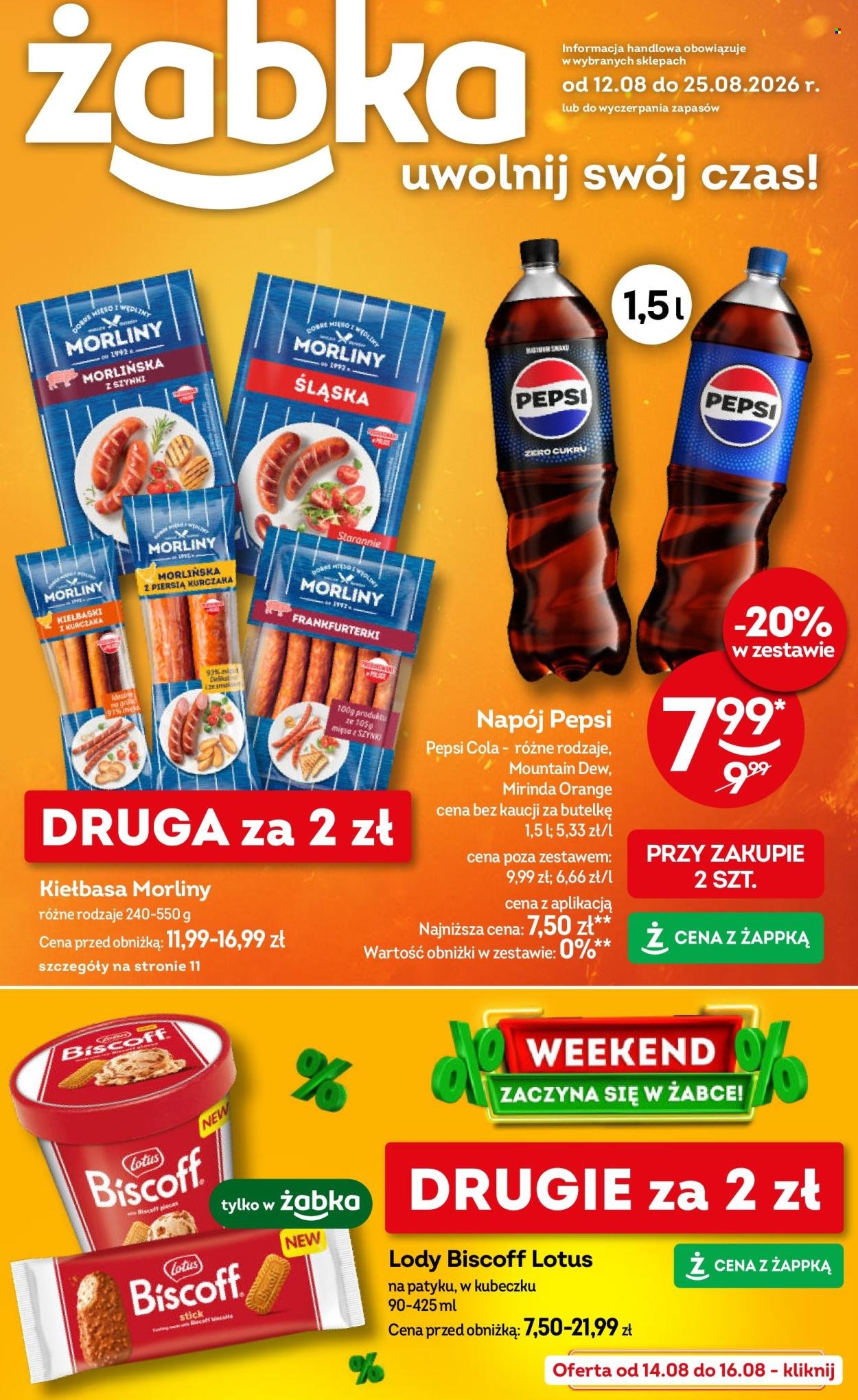 Gazetka ŻABKA - Od środy 12.08.2026