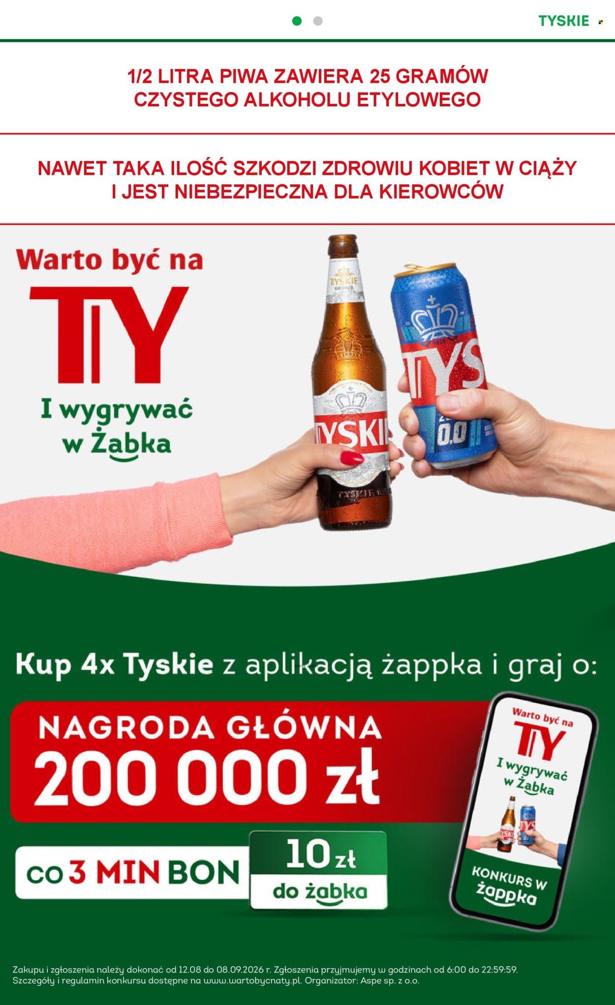 Gazetka ŻABKA - Od środy 12.08.2026