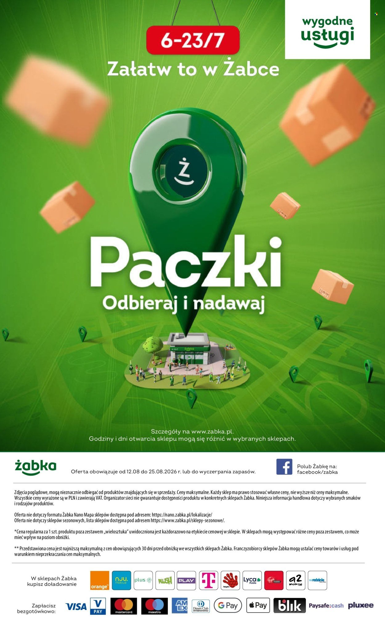 Gazetka ŻABKA - Od środy 12.08.2026
