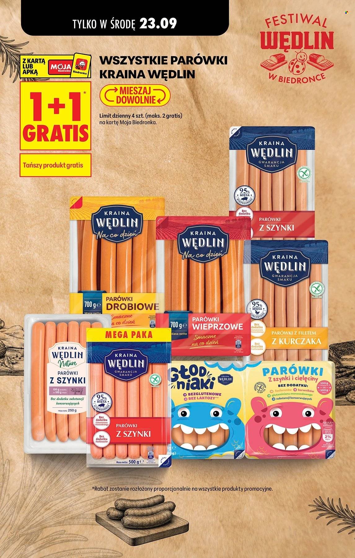 Gazetka BIEDRONKA - Festiwal Wędlin