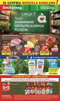Gazetka DELIKATESY CENTRUM - Od czwartku 27.08.2026