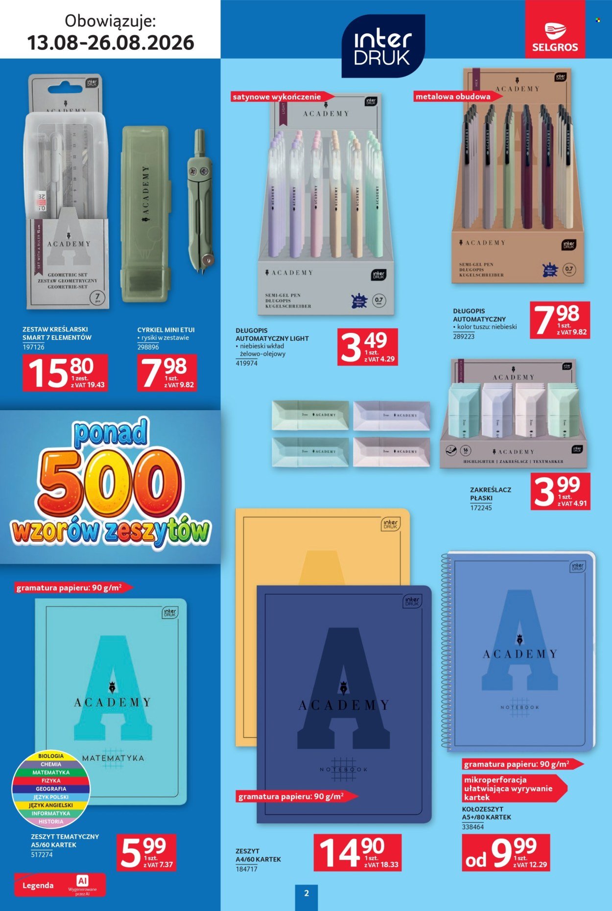 Gazetka SELGROS - Katalog Szkola