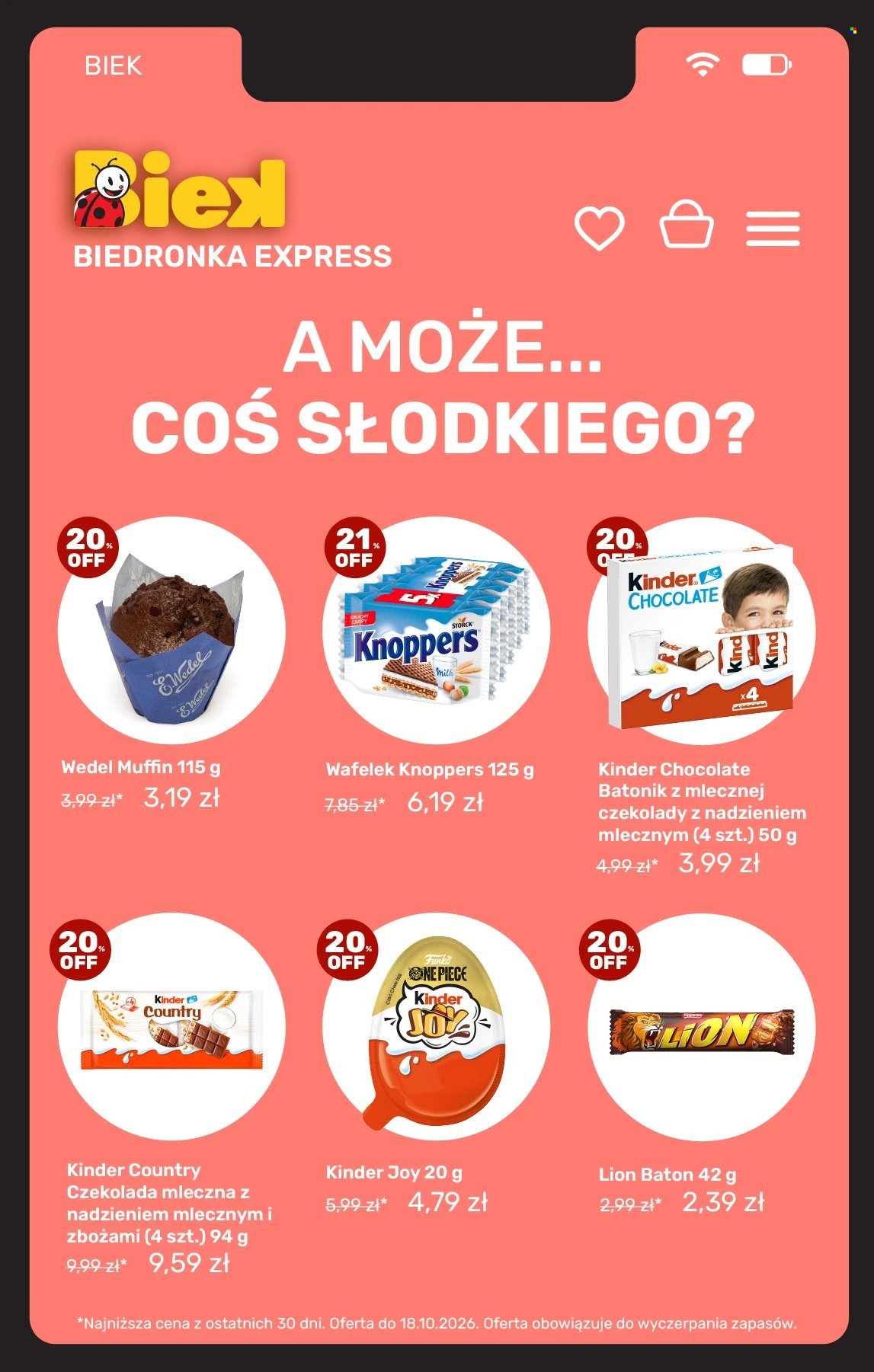 Gazetka BIEDRONKA - Biek