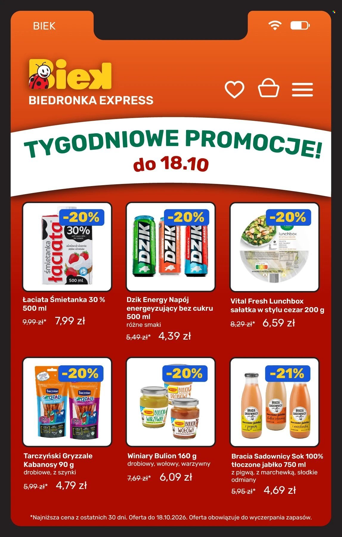 Gazetka BIEDRONKA - Biek