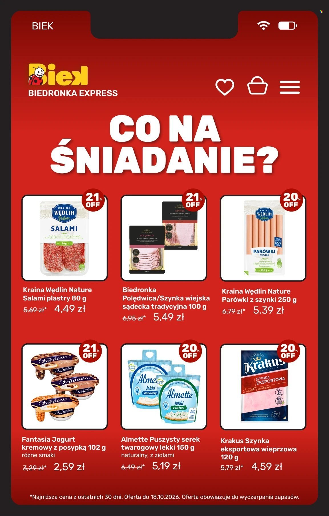 Gazetka BIEDRONKA - Biek