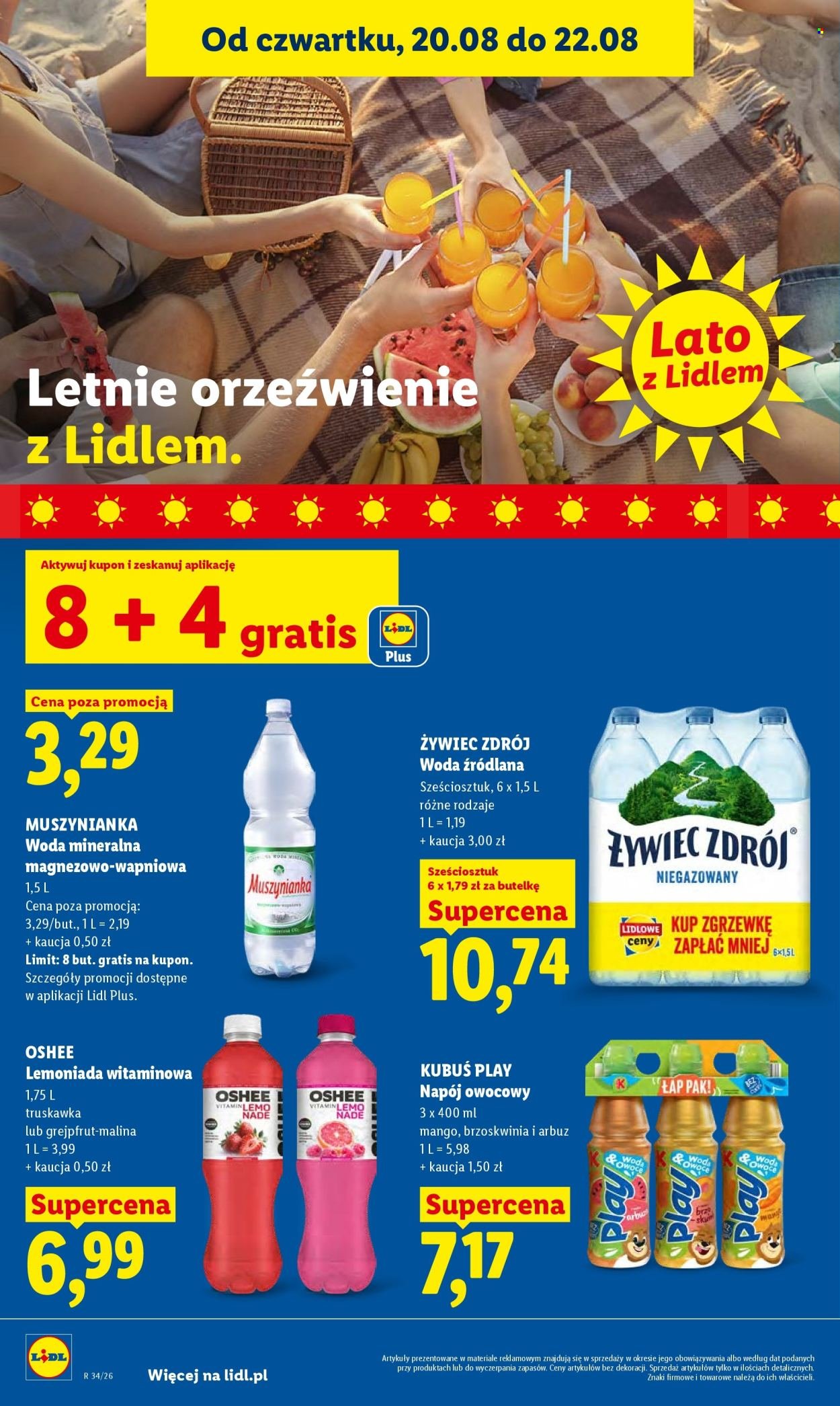Gazetka LIDL - Od czwartku 20.08.2026