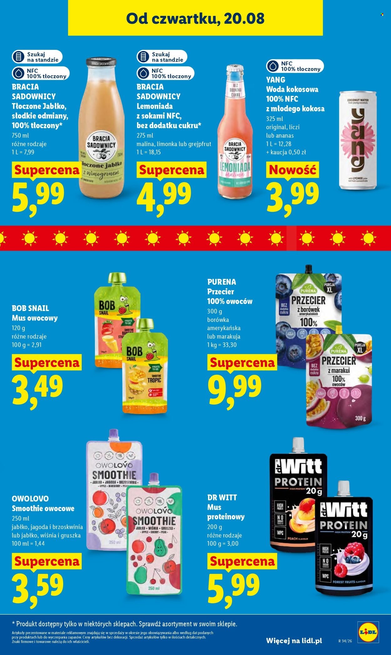 Gazetka LIDL - Od czwartku 20.08.2026
