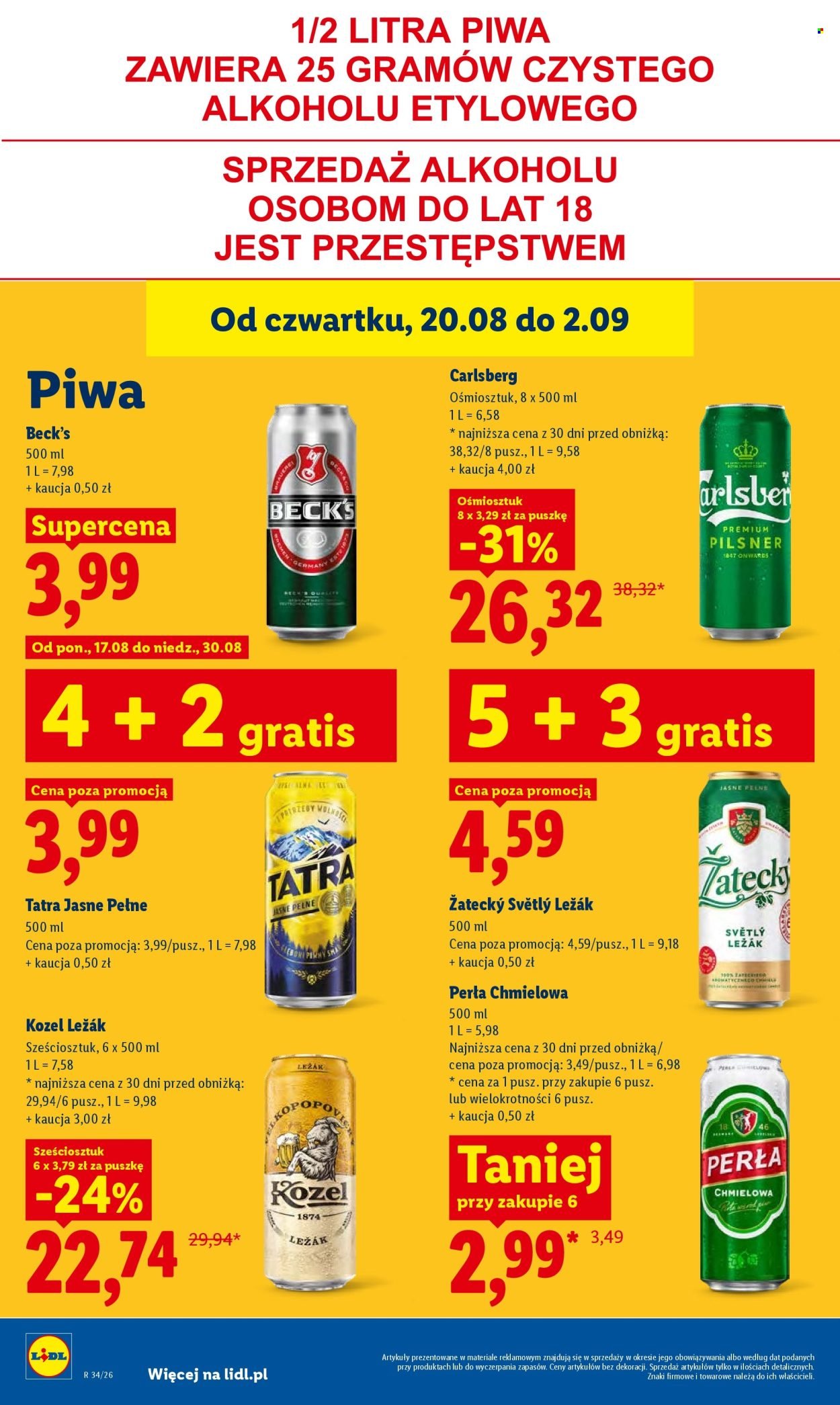 Gazetka LIDL - Od czwartku 20.08.2026