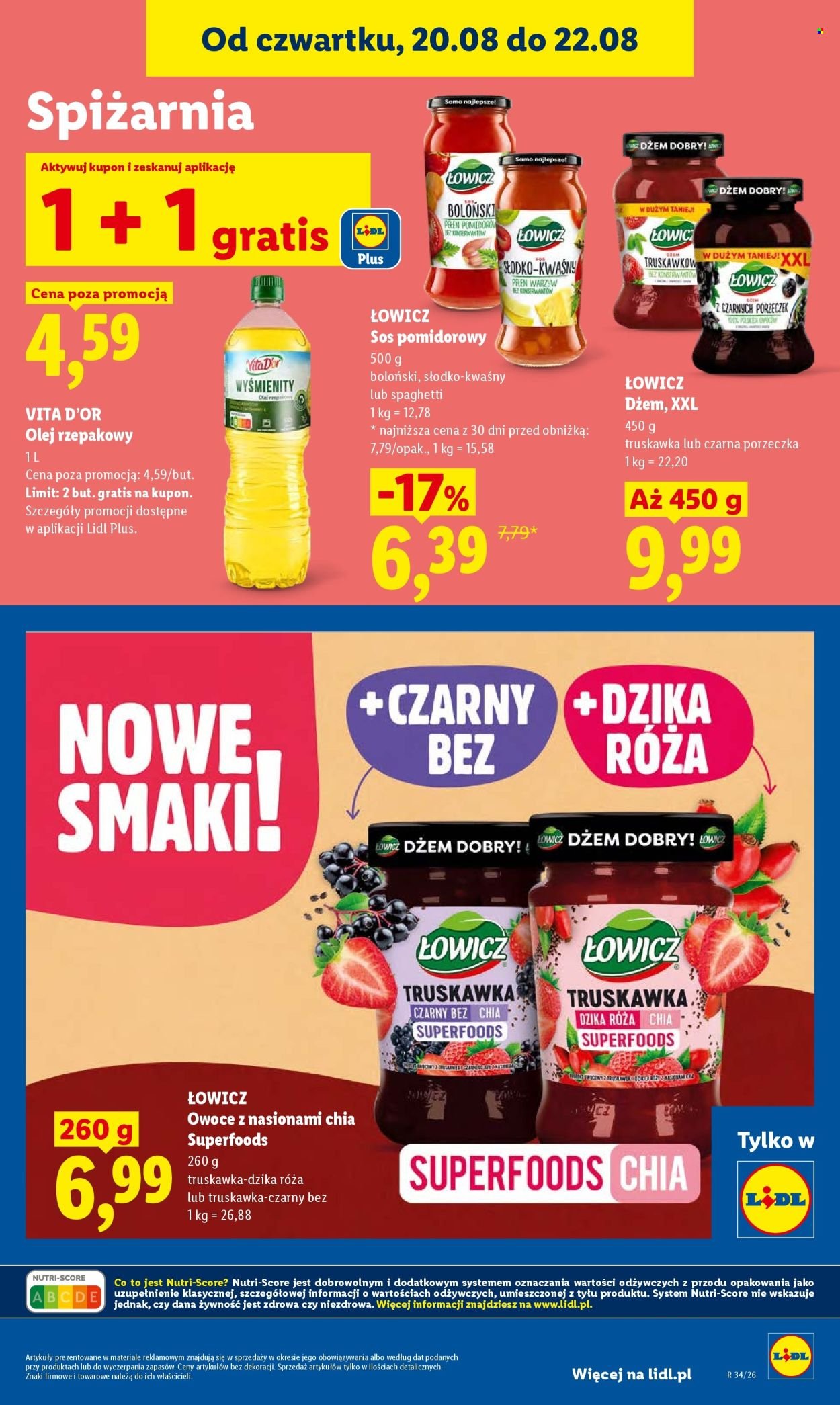 Gazetka LIDL - Od czwartku 20.08.2026