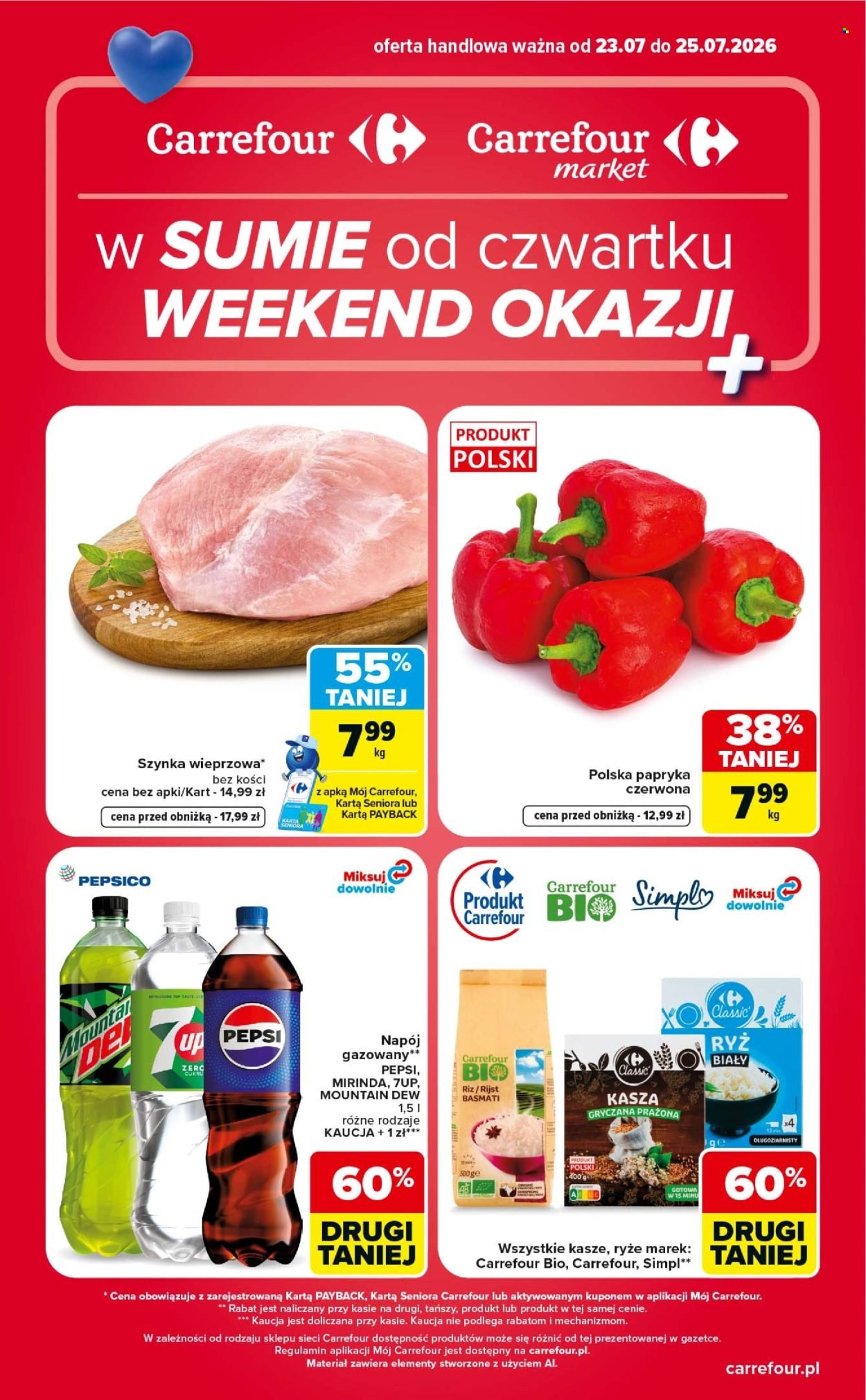 Gazetka CARREFOUR - w SUMIE od- czwartku WEEKEND OKAZJI