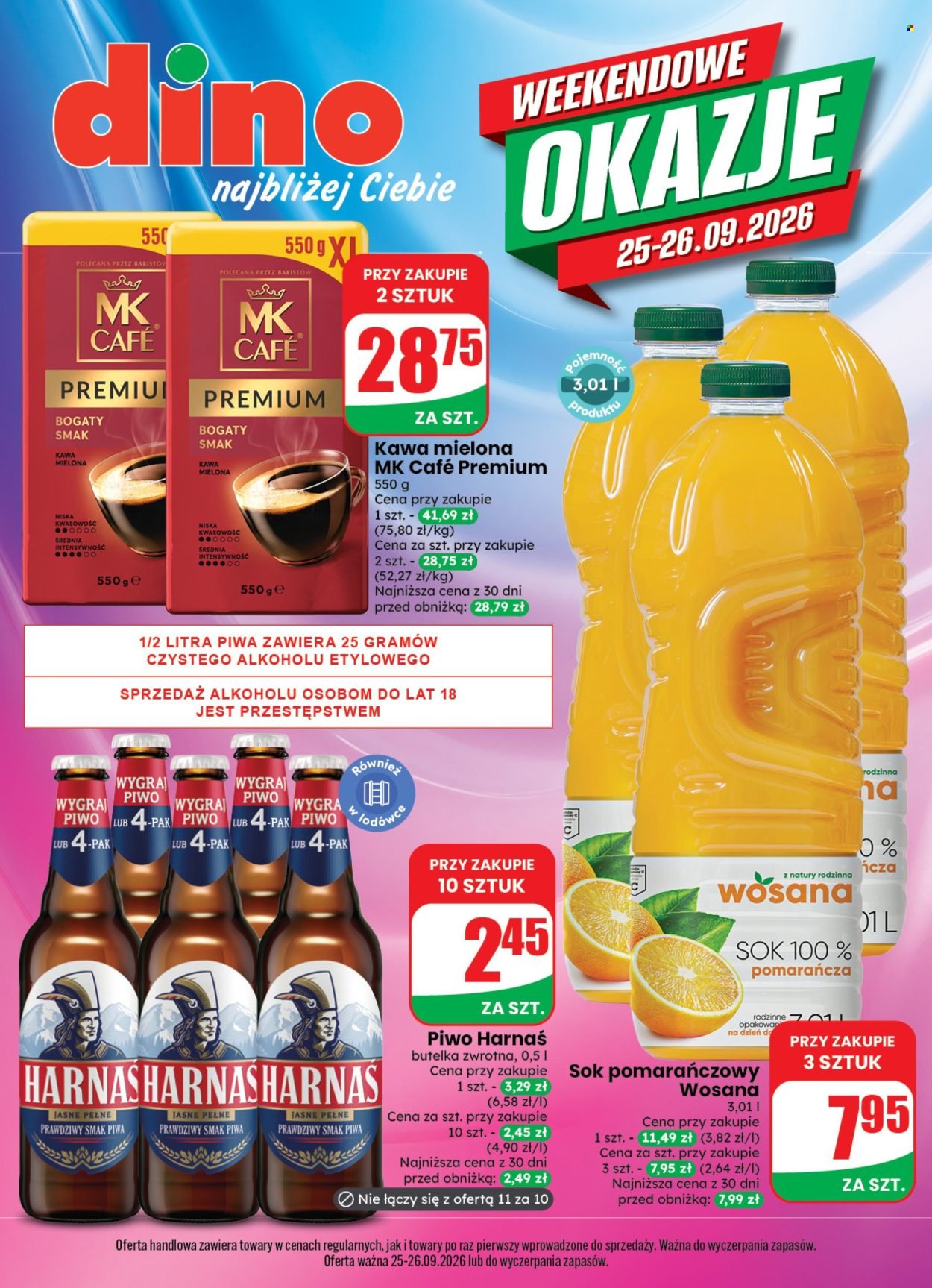 Gazetka DINO - Od piątku 25.09.2026
