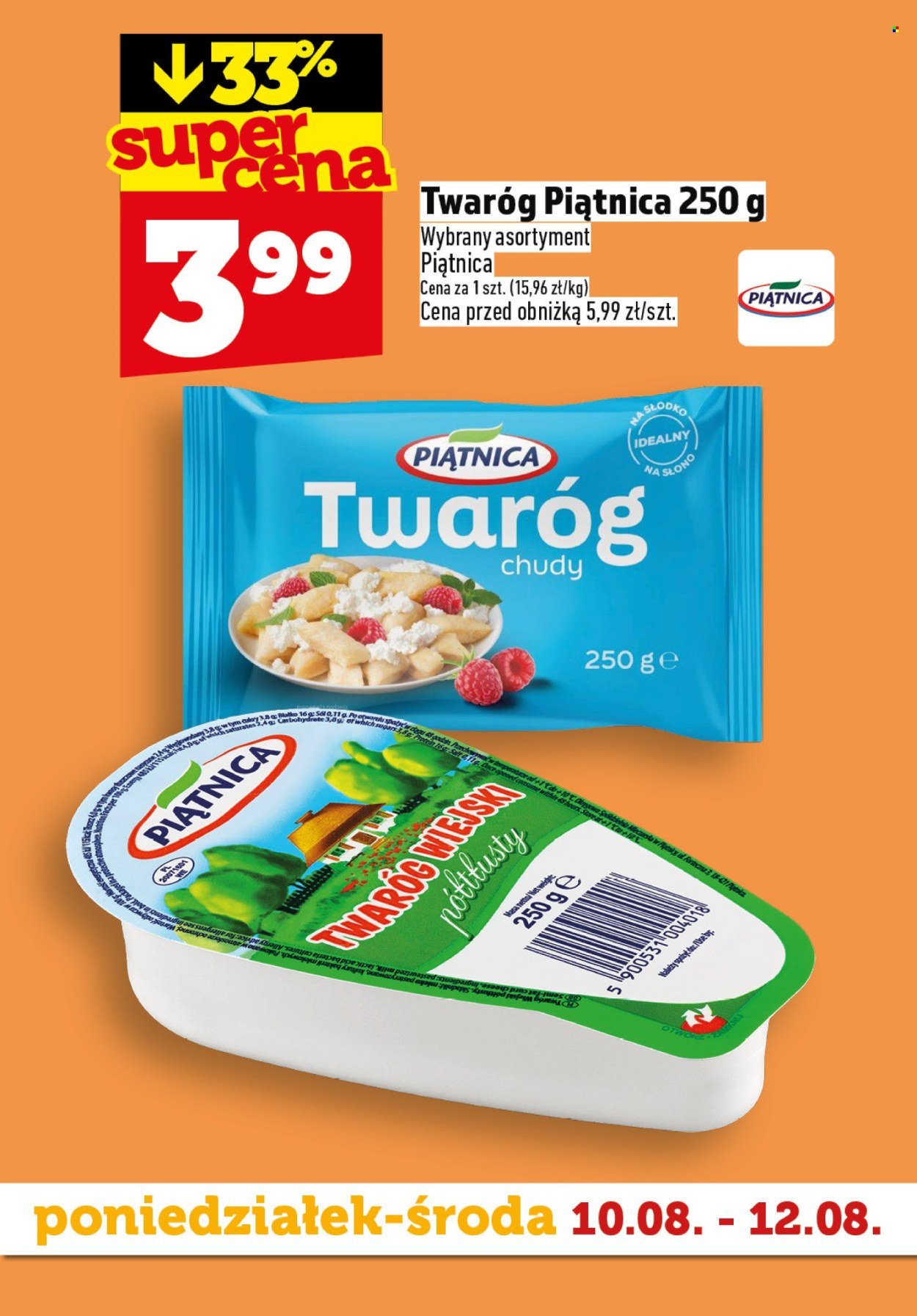 Gazetka TOPAZ - Od poniedziałku 10.08.2026