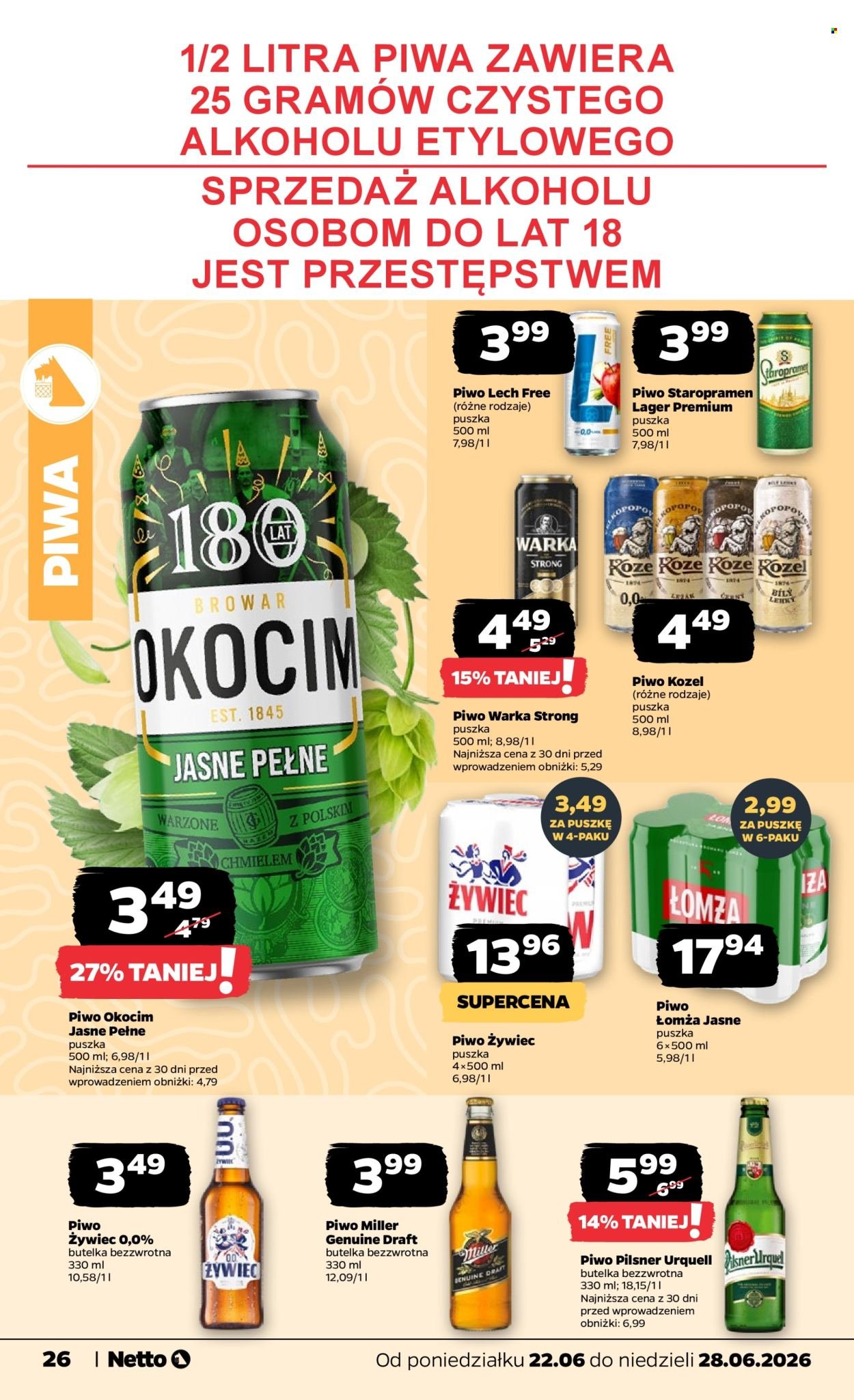 Gazetka NETTO - Od poniedziałku