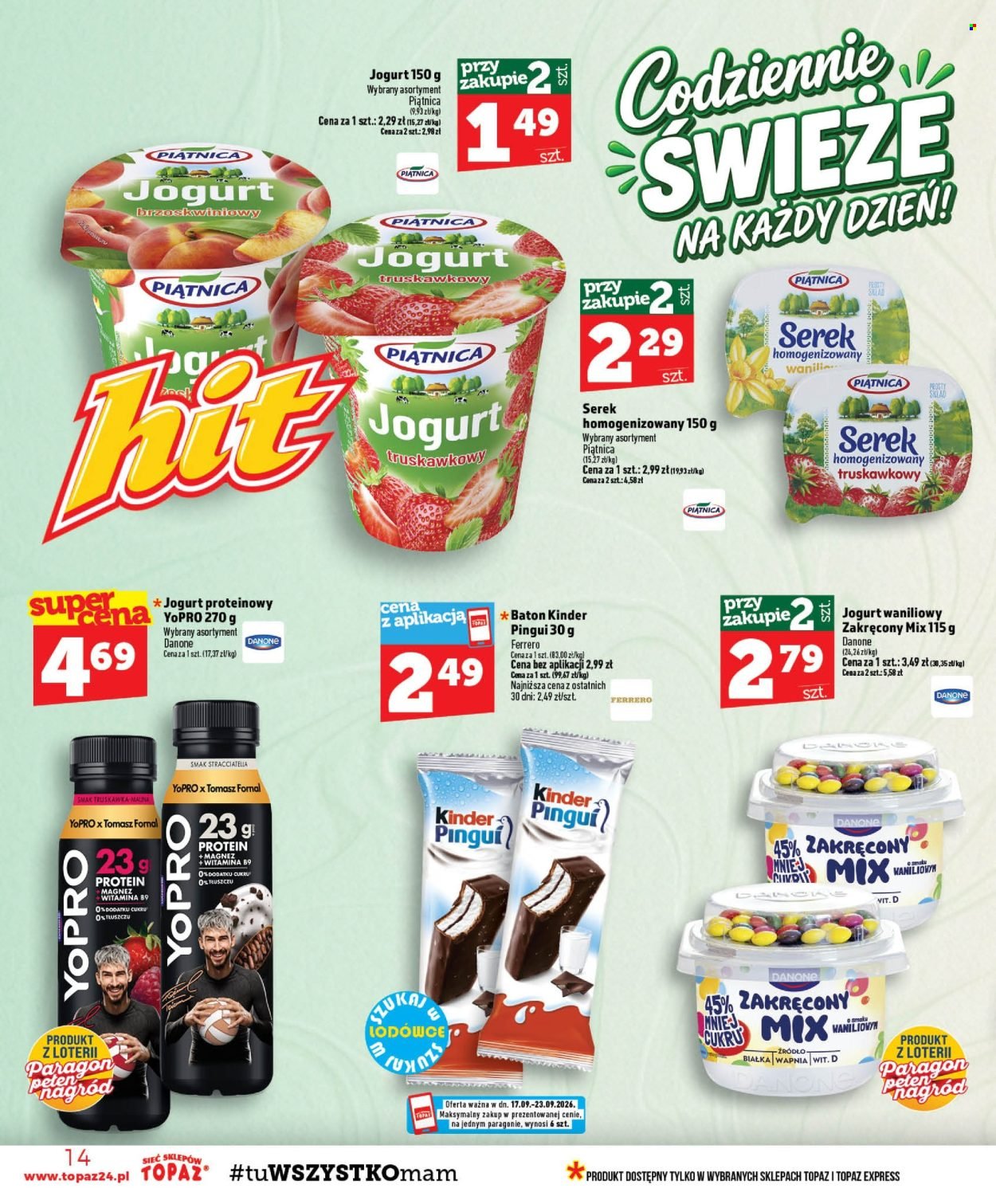 Gazetka TOPAZ - Od czwartku 17.09.2026