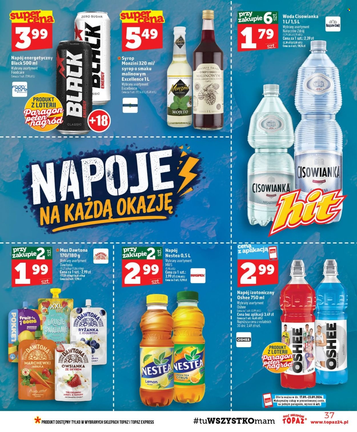 Gazetka TOPAZ - Od czwartku 17.09.2026