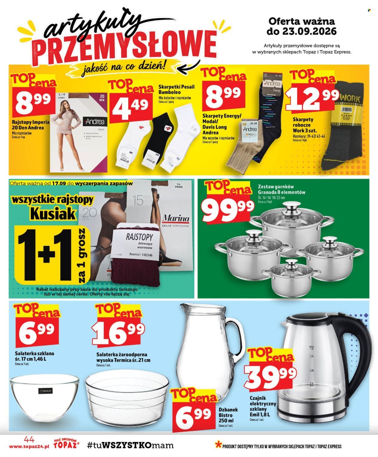 Gazetka TOPAZ - Od czwartku 17.09.2026