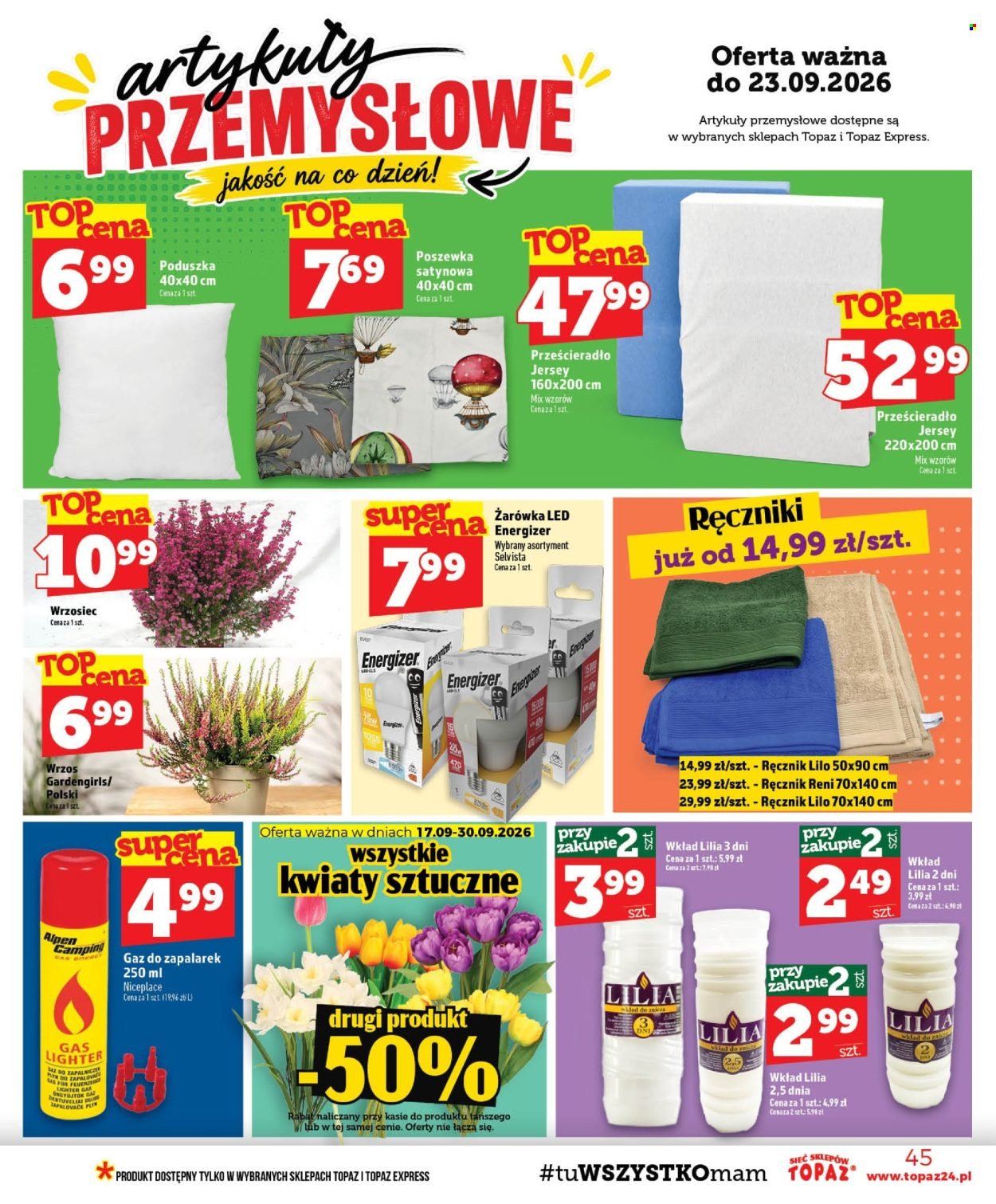 Gazetka TOPAZ - Od czwartku 17.09.2026