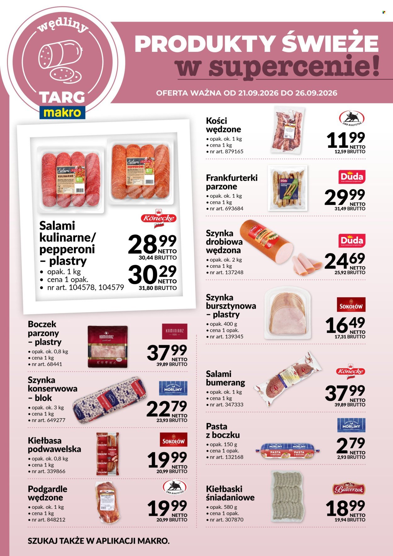 Gazetka MAKRO - Targ MAKRO - oferta świeża w super cenach!