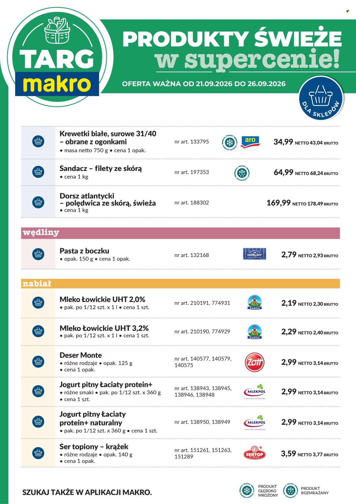 Gazetka MAKRO - Targ MAKRO - oferta świeża w super cenach!