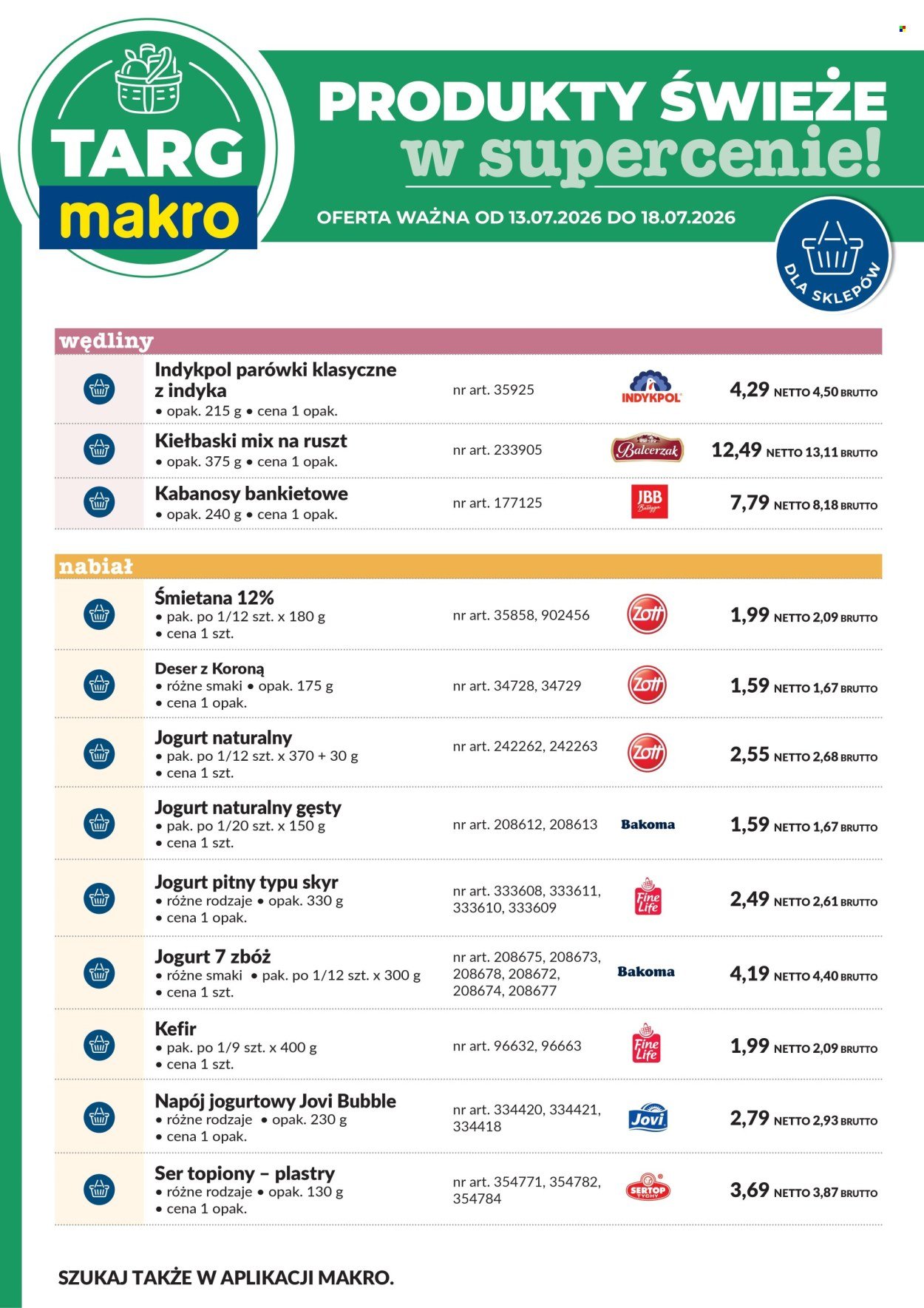 Gazetka MAKRO - Targ MAKRO - oferta świeża w super cenach!