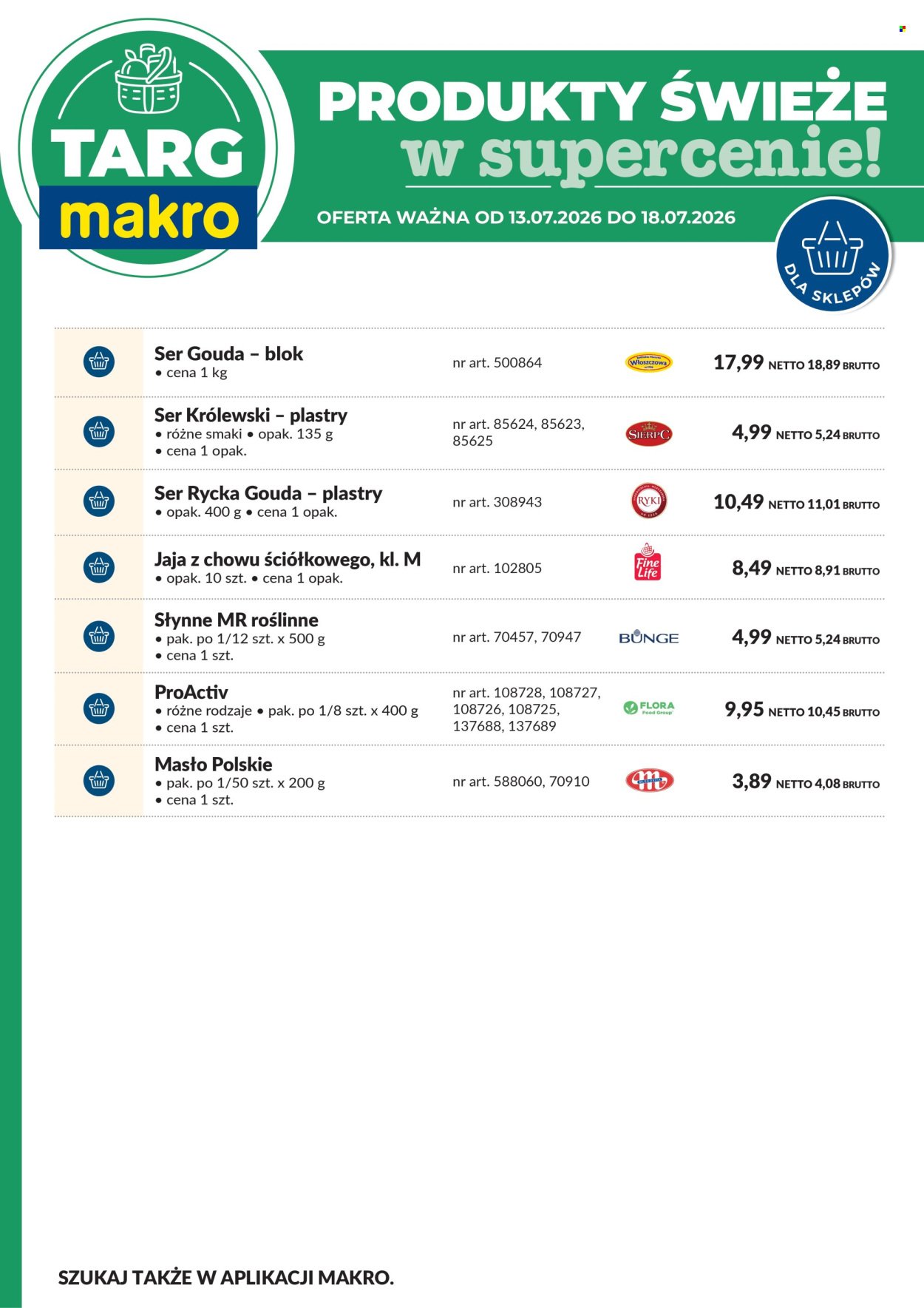 Gazetka MAKRO - Targ MAKRO - oferta świeża w super cenach!