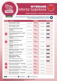 Gazetka MAKRO - Ulotka mięso - wybrane oferty tygodnia