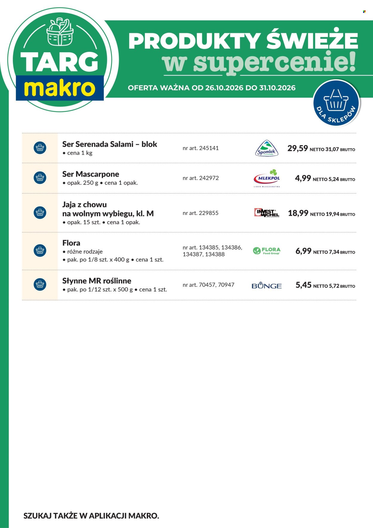 Gazetka MAKRO - Targ MAKRO - oferta świeża w super cenach!
