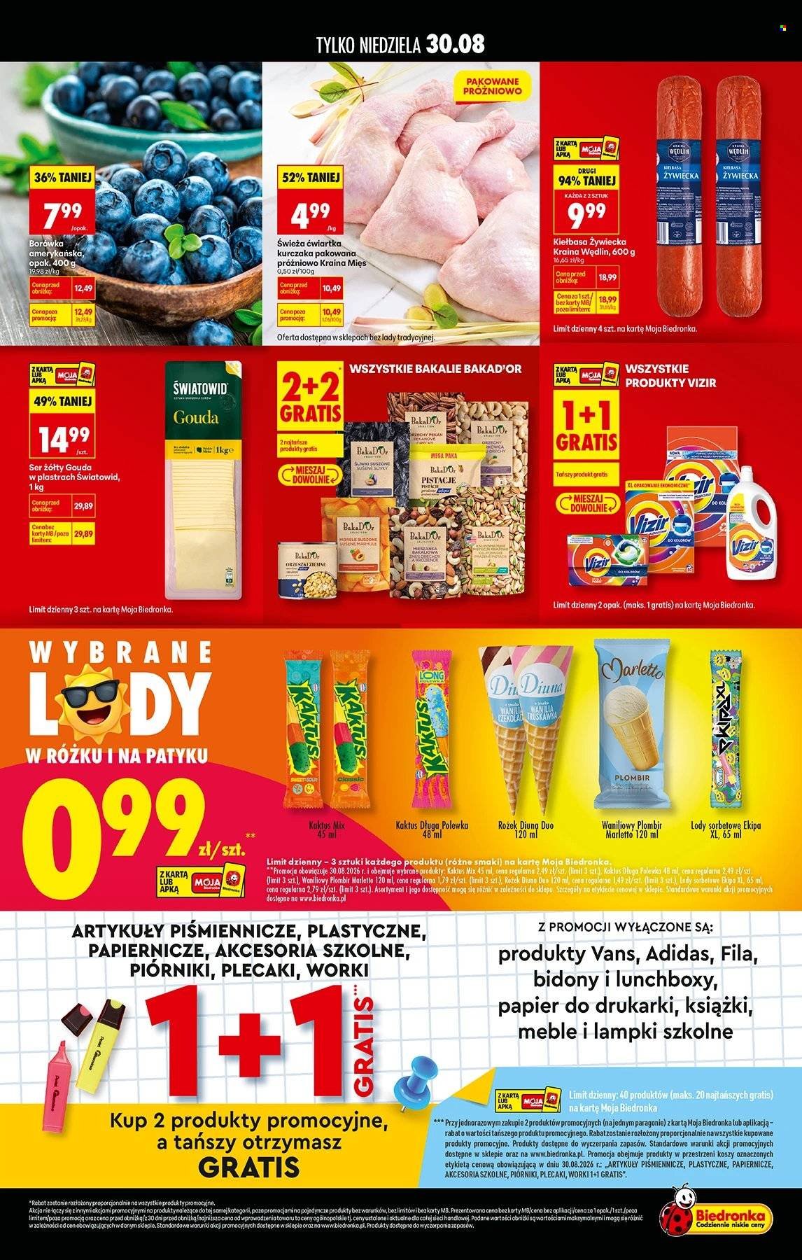 Gazetka BIEDRONKA - Koniec miesiąca
