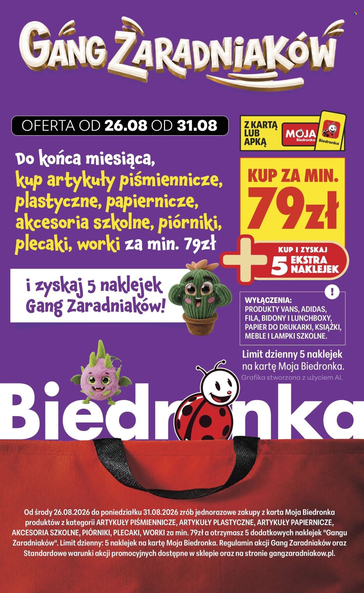 Gazetka BIEDRONKA - Koniec miesiąca