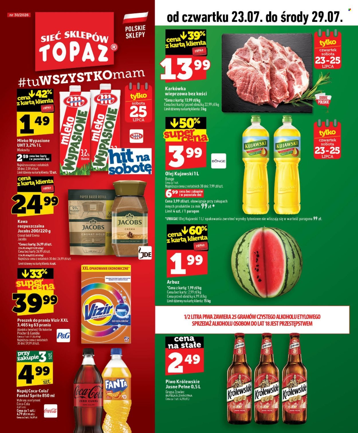 Gazetka TOPAZ - Od czwartku 23.07.2026