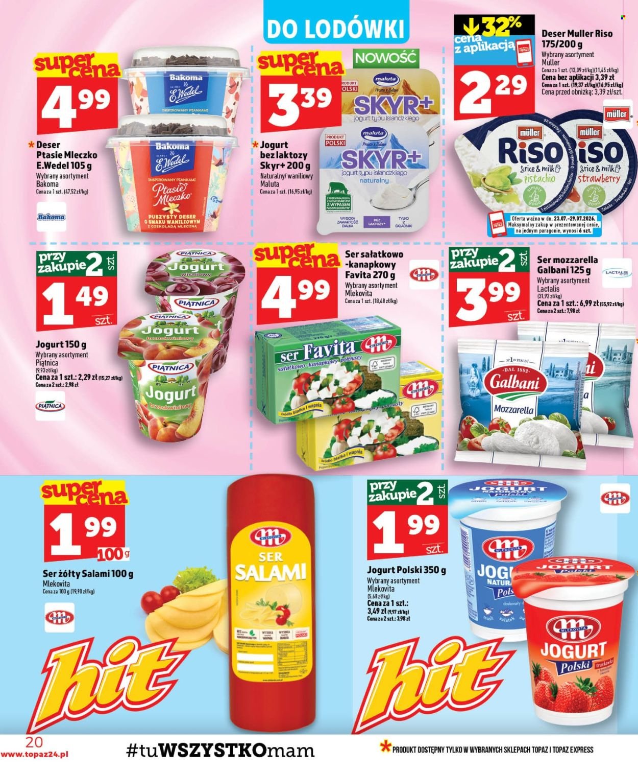 Gazetka TOPAZ - Od czwartku 23.07.2026