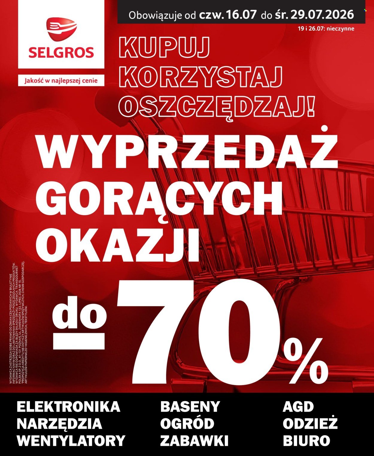 Gazetka SELGROS - Totalna Wyprzedaż