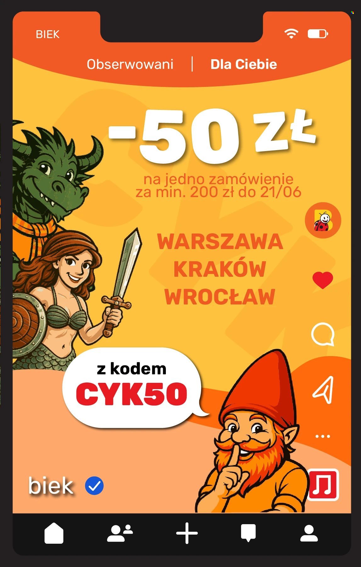 Gazetka BIEDRONKA - Kiek