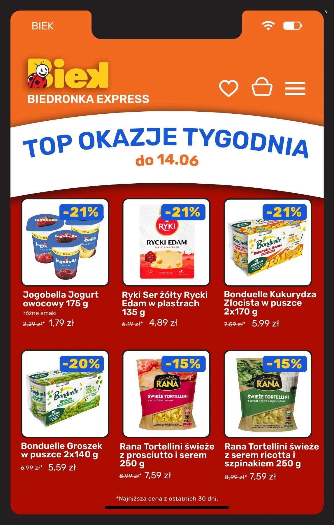 Gazetka BIEDRONKA - Kiek
