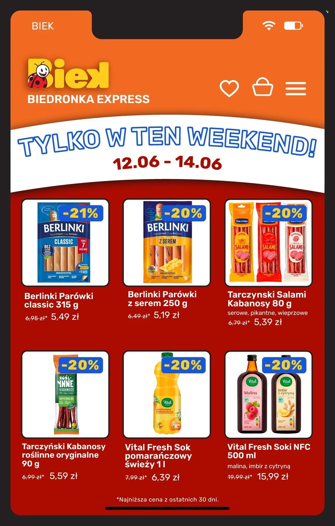 Gazetka BIEDRONKA - Kiek