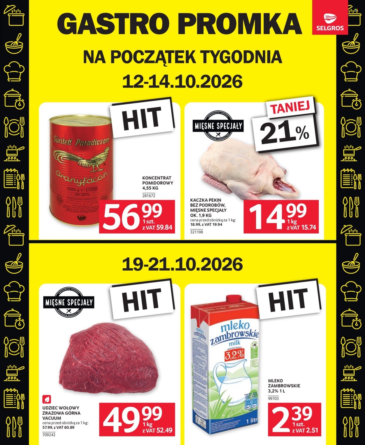 Gazetka SELGROS - Oferta dla gastronomii