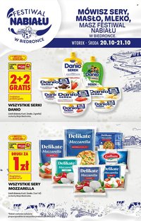 Gazetka BIEDRONKA - Festiwal nabiału