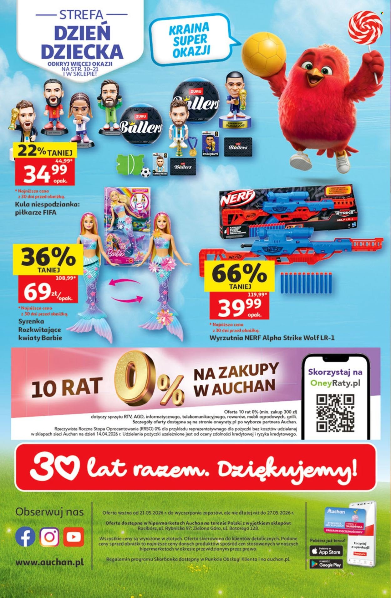 Gazetka AUCHAN - 30 Lat