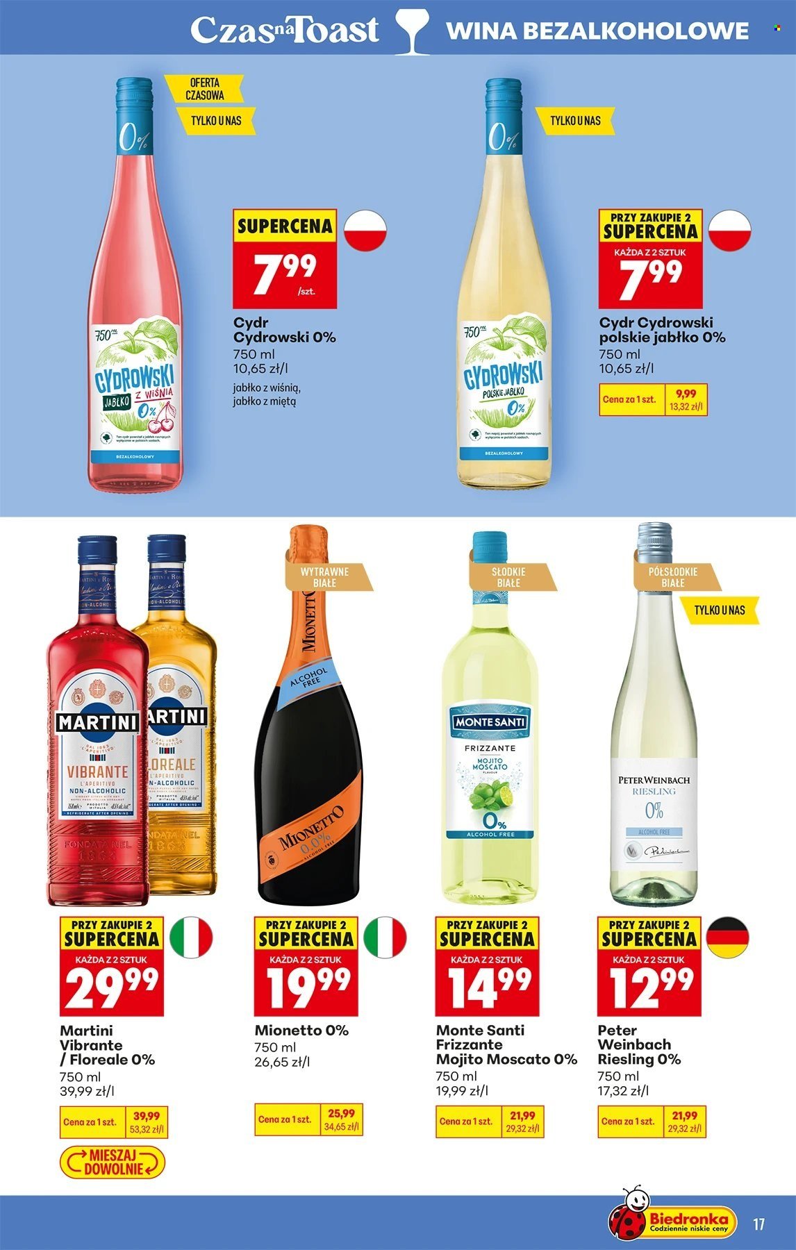 Gazetka BIEDRONKA - Czas na toast
