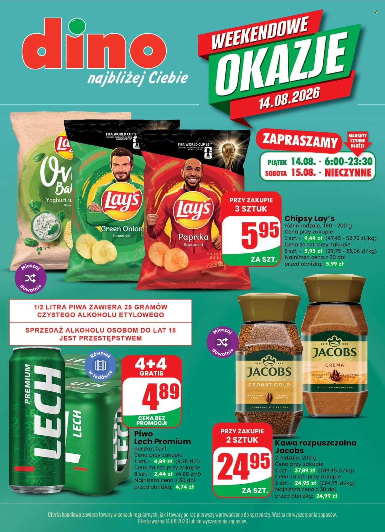 Gazetka DINO - Od piątku 14.08.2026