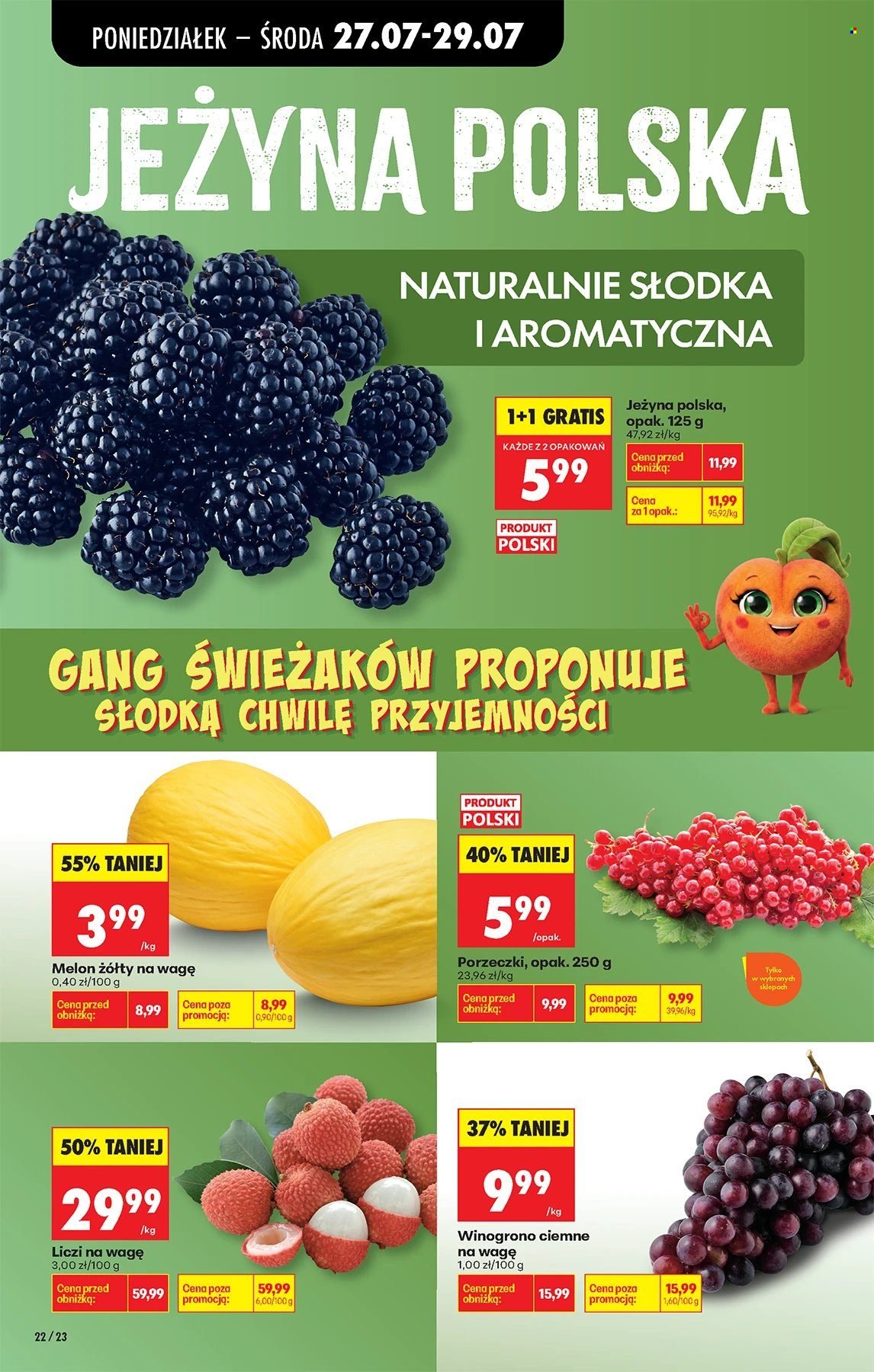 Gazetka BIEDRONKA - W tym tygodniu od poniedziałku