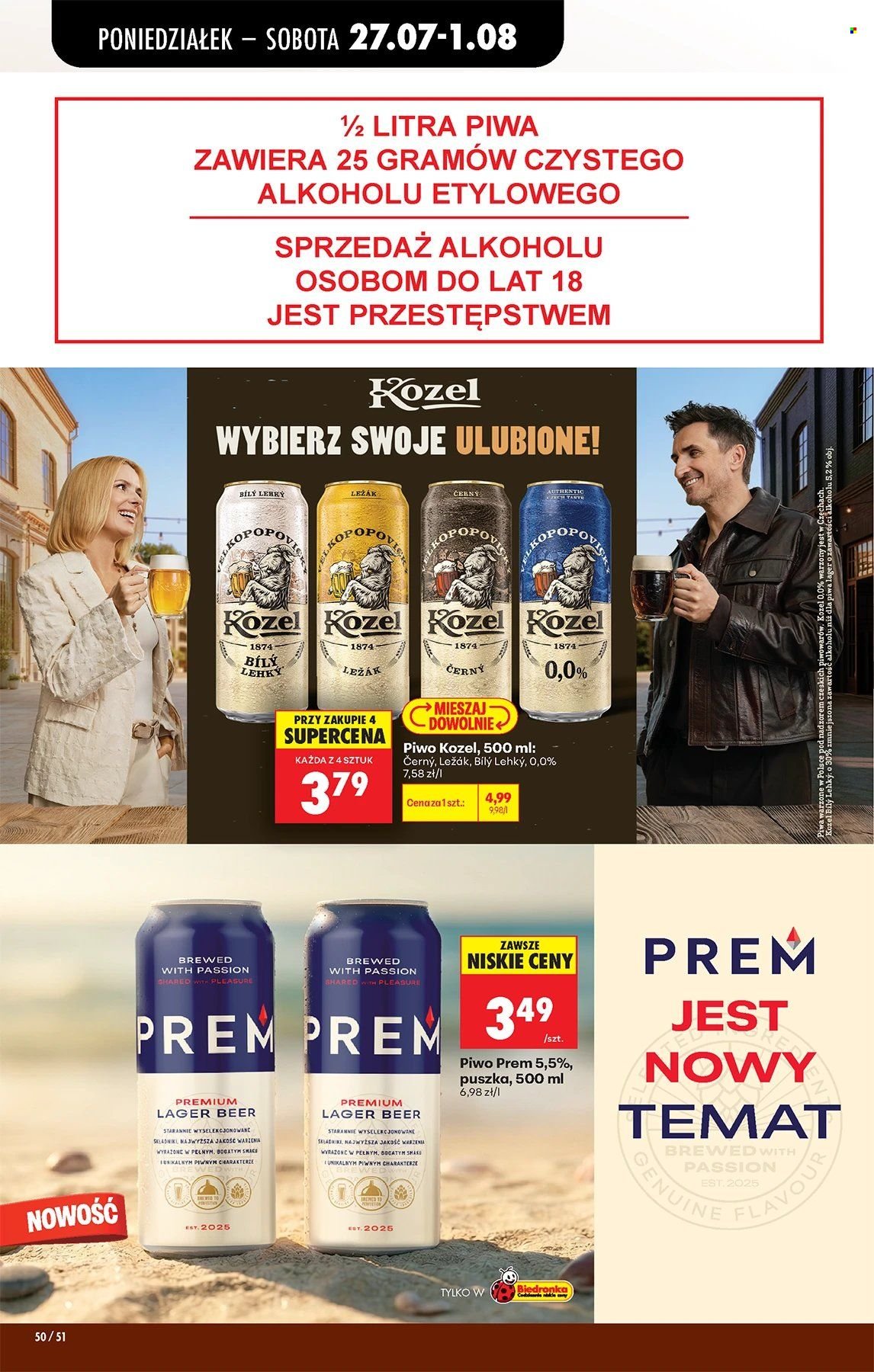 Gazetka BIEDRONKA - W tym tygodniu od poniedziałku