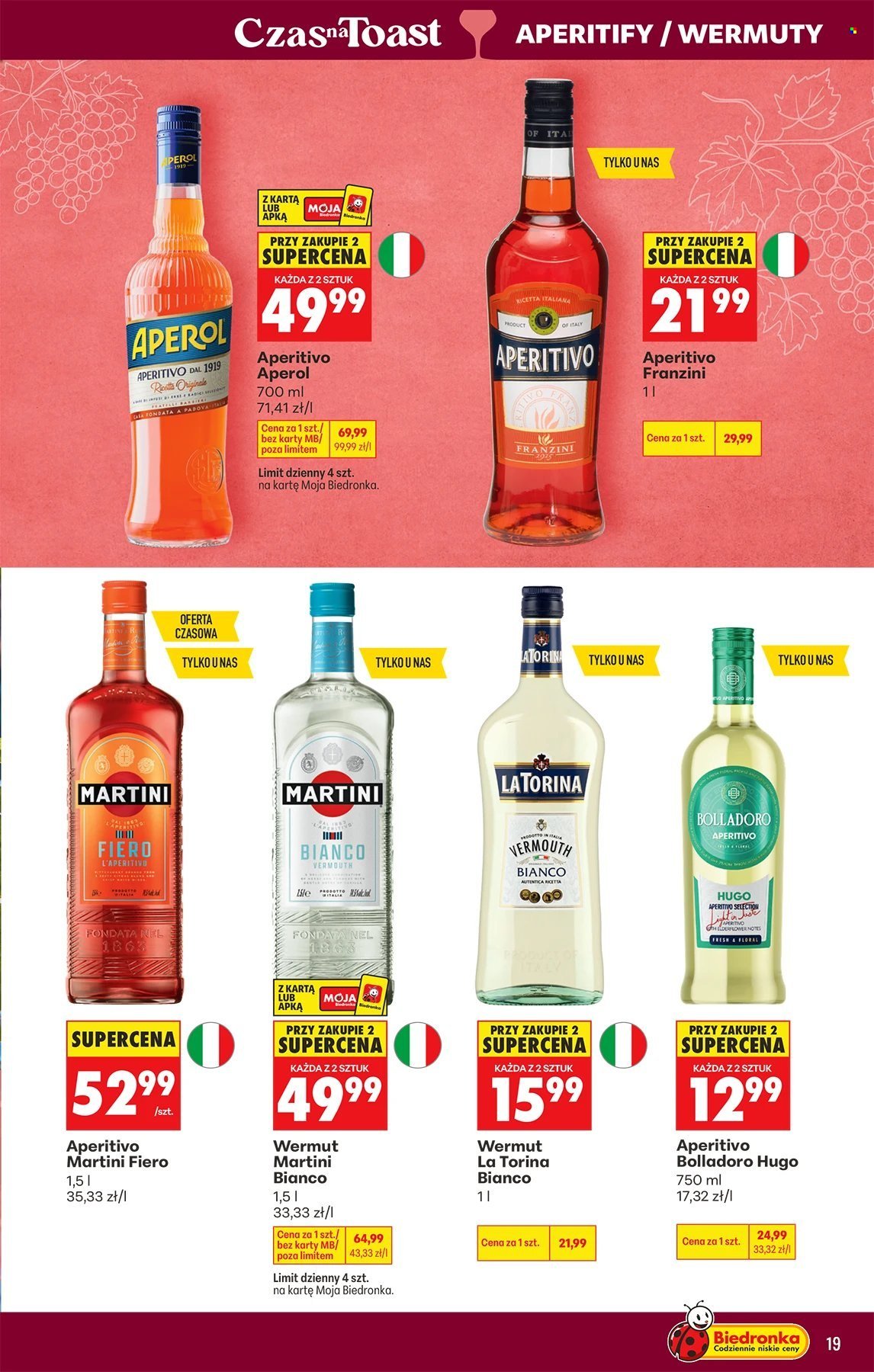 Gazetka BIEDRONKA - Czas na toast
