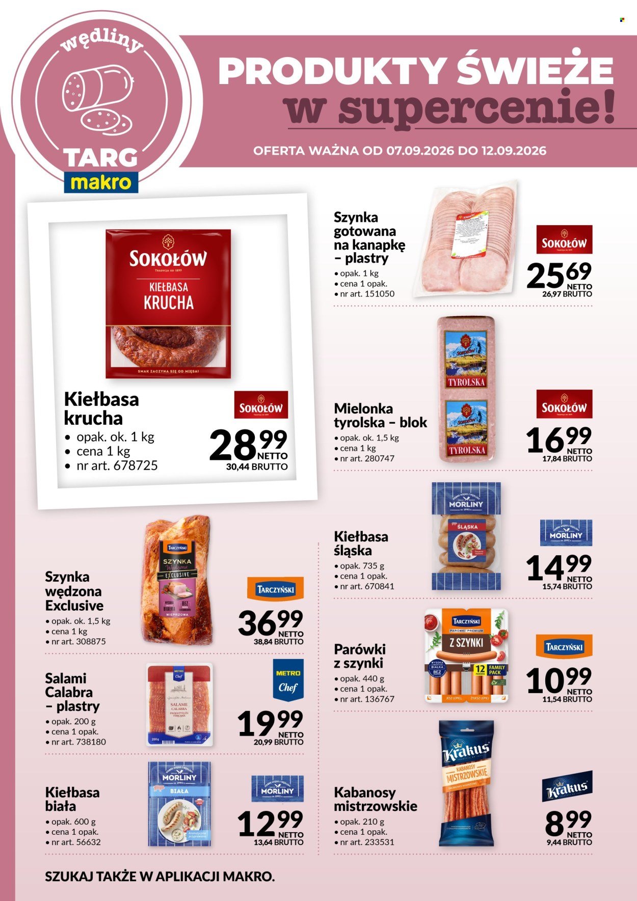 Gazetka MAKRO - Targ MAKRO - oferta świeża w super cenach!
