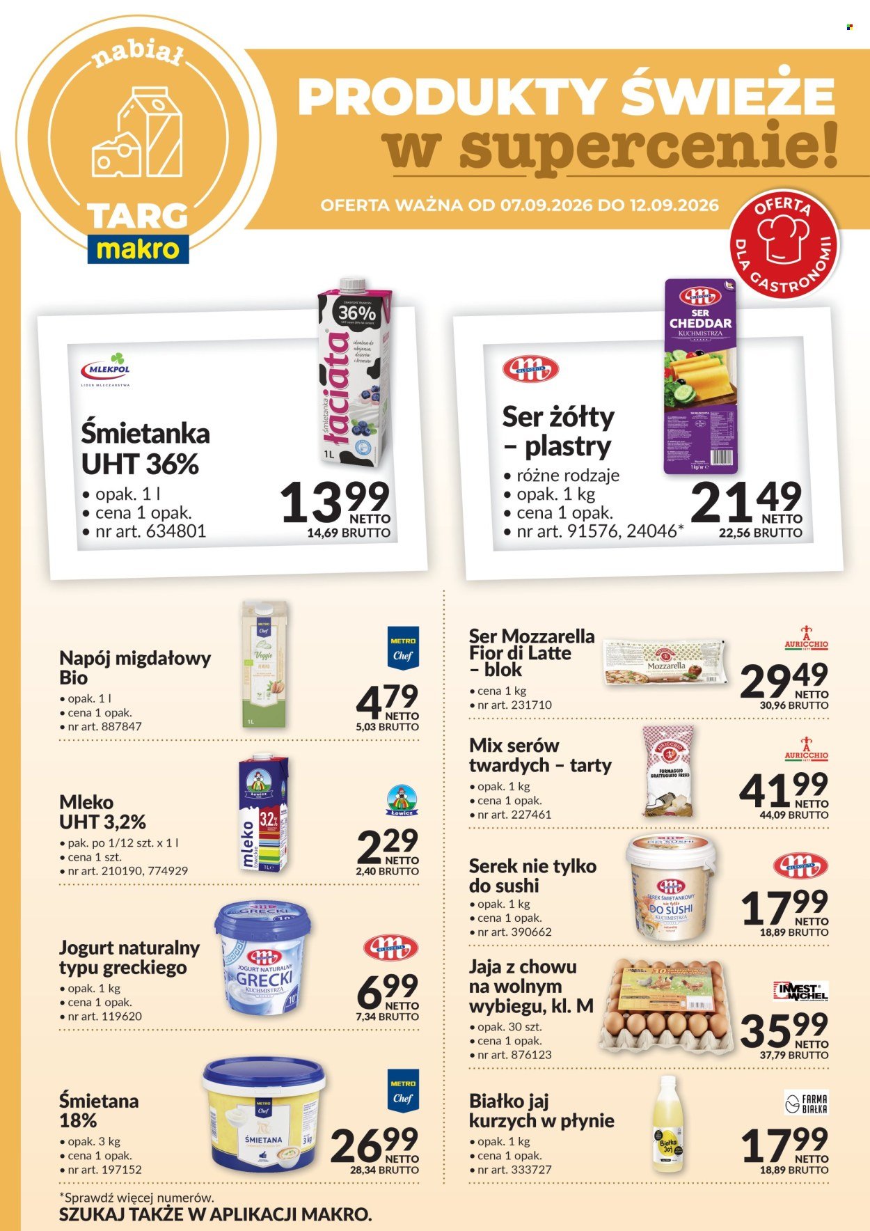 Gazetka MAKRO - Targ MAKRO - oferta świeża w super cenach!