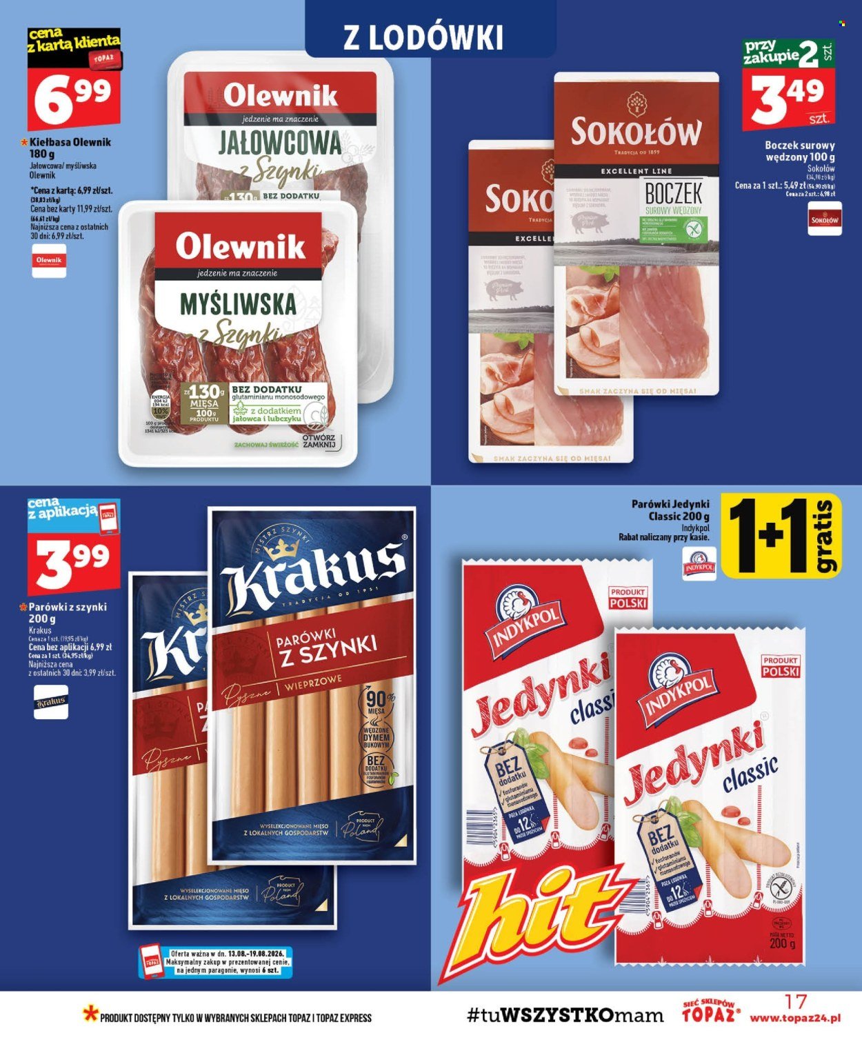 Gazetka TOPAZ - Od czwartku 13.08.2026